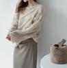 2026 Women's Baby Mohair Off-Shoulder Sweater