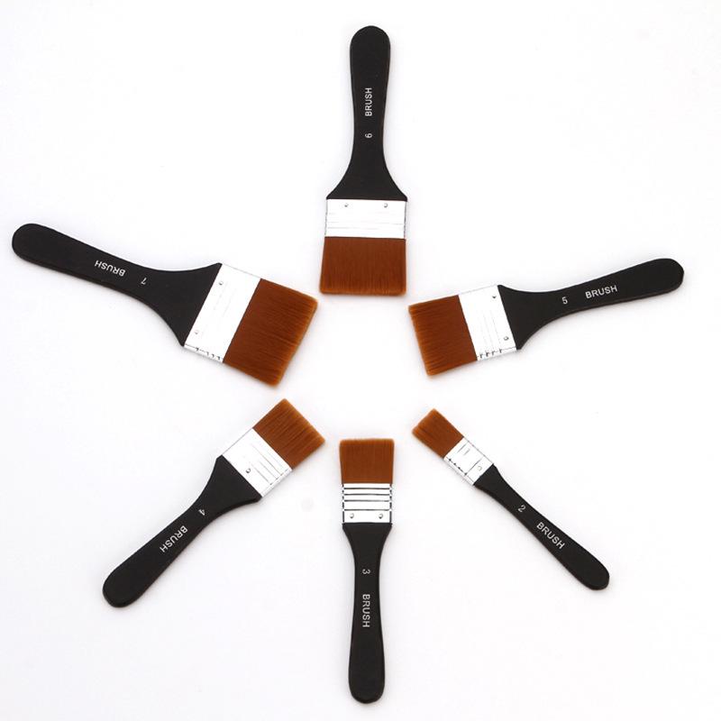 Nylon Soft Bristle Acrylic and Oil Painting Brush Set