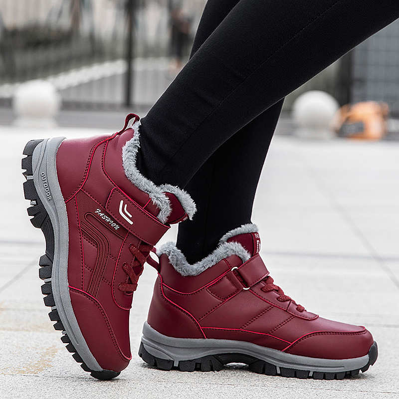 Red Wine Number Black Boots Woman Nursing Woman Shoes Women Casual Sneakers Sport Upper Special Daily Fashion Different