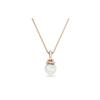Originally Light Luxury Pearl Cubic Zirconia Rose Gold Tone Imitation Crystal Imitation Pearl Necklace Women Necklace 5669523