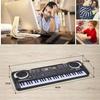 Electronic Organ 61Keys Portable Digital Music Keyboard with Microphone