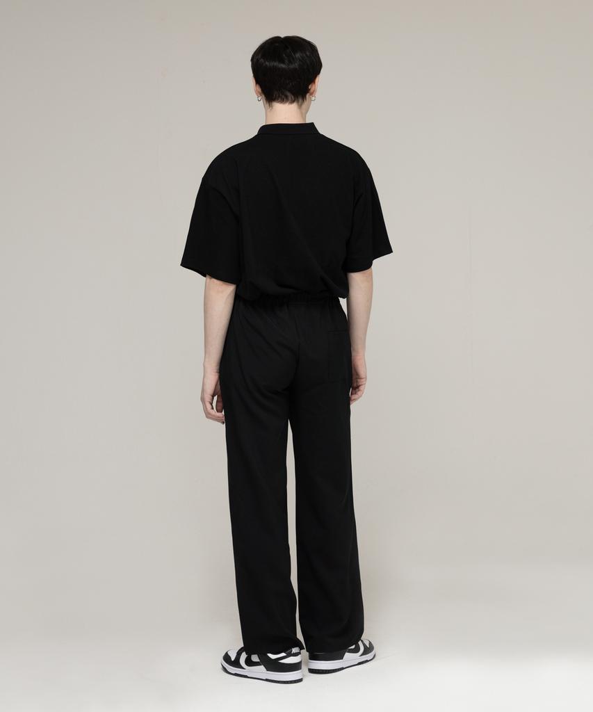 GRAVER [Unisex] Semi-Wide Elastic Waist Slacks