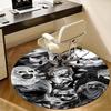 Horror Movie Characters,Halloween Decorations Chair mat Round Rug Office carpet, Non slip, Suitable for Living Rooms, Bedrooms,Decor1205841a