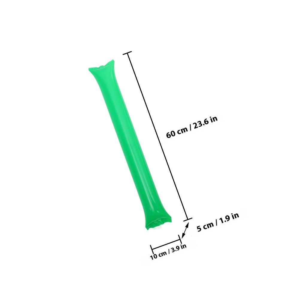

50Pcs Inflatable Cheer Sticks Smooth Surface Lightweight Portable Pe Noise Makers for Sporting Events Parties Concerts Parades
