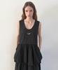 Sinun Balloon Mini Dress (Black)