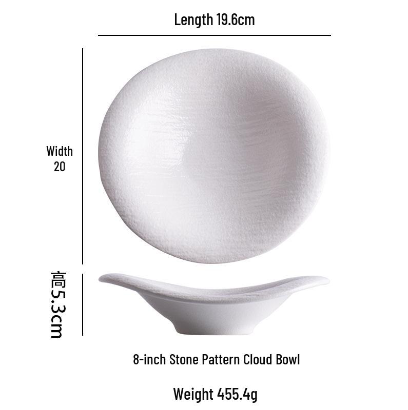 

Premium Ceramic Plate - Thickened, High Appearance, Underglaze, Heat Resistant Tableware