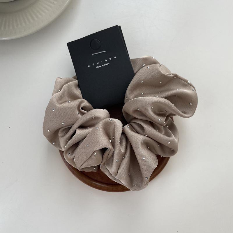 

Модные однотонные хрустальные резинки для волос скранчи корейские эластичные резинки для волос для девочек женщин держатель для хвостика для аксессуаров для волос