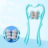 Plastic Point Pressure Therapy 6 Massage Roller Neck Massager For Shoulder Neck