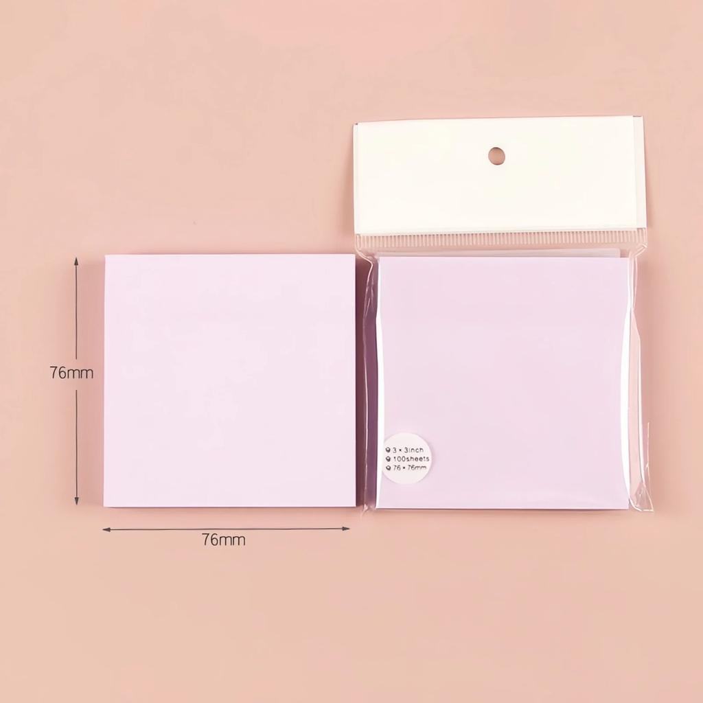 100Sheets Color Sticky Notes Pads Posits Stationery Paper Stickers Posted It Memo Notepad Notebook School Office Message Sticker
