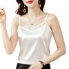 2026 Women's Silk Satin Camisole: Elegant Back Design, Stylish Base Layer or Outerwear, Sexy Top