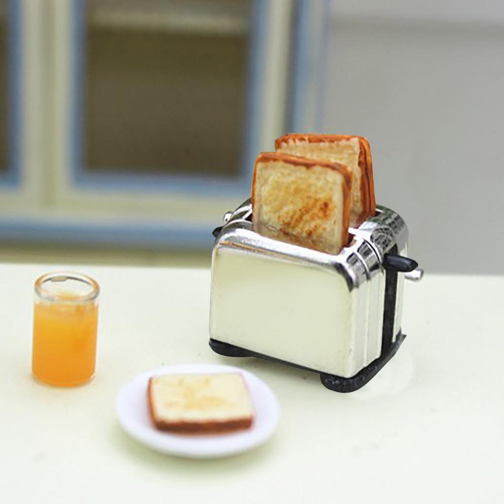 1:12 /1:6 Dollhouse Miniature Scene Model Bread Machine Pretend Play Toy