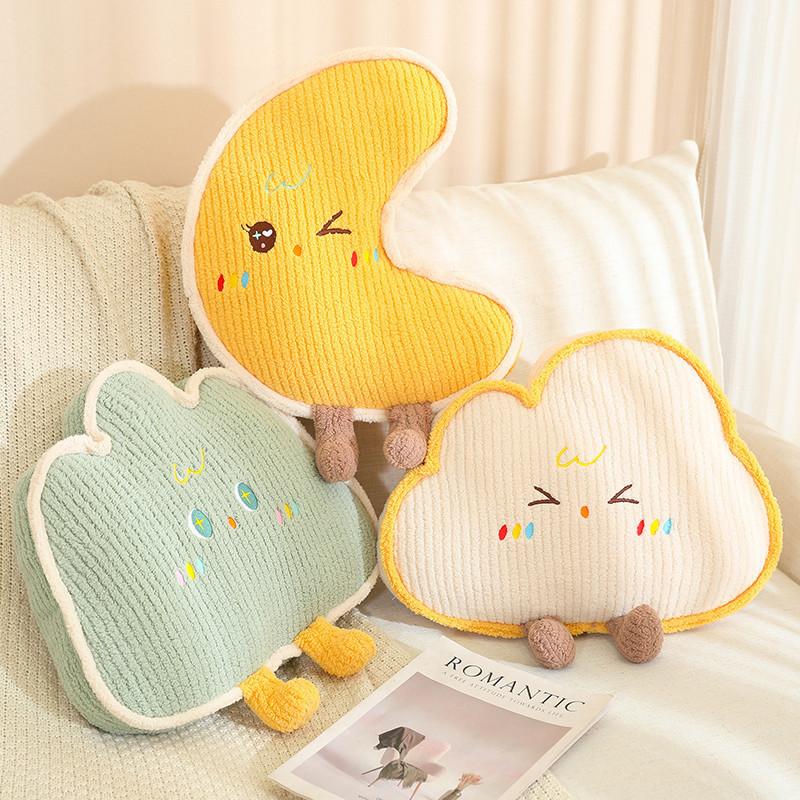 Starry Sky Plush Toys Cushion With Embroidered Clouds Cozy Home Decor Dolls