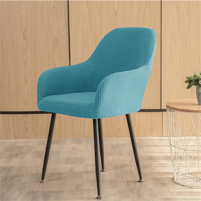 Thickened High Armchair Cover Corn Kernel Rotating Office Chair Cover Home Hotel Banquet Dining Chair Chair Cover High-end Sense