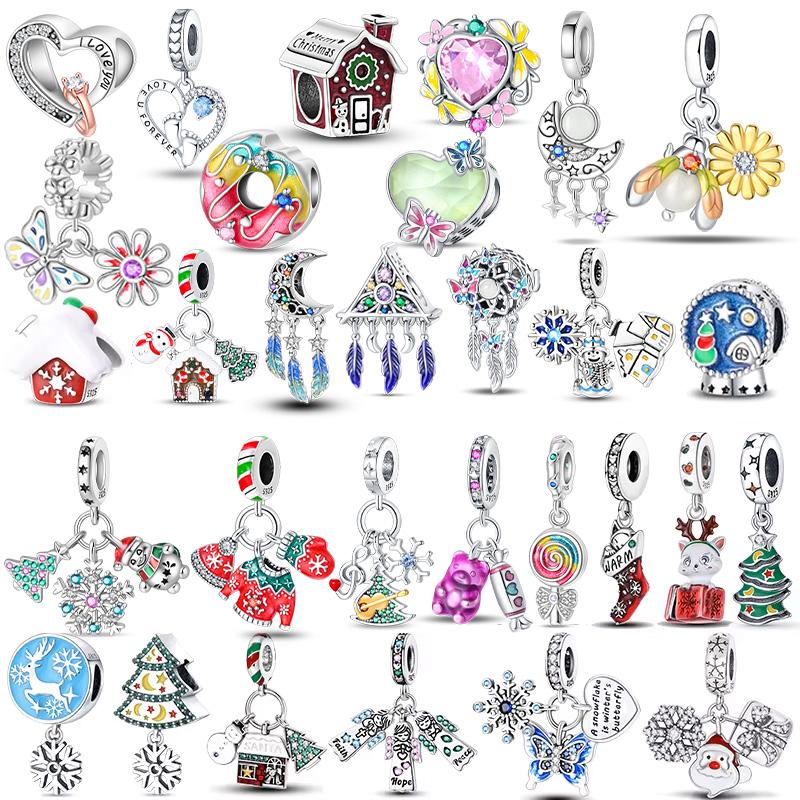 Tiere Oktopus Koala Elefant Katze Hund Für Charms Armband Kupfer Originale Perlen Halskette Schmuckherstellung