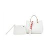 Emporio Armani Minimalist European And American Fashion PU Tote Shoulder Bag Women bags White Y3D166-YFO5B-85219