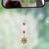 Evil Eye Keychain Hanging Ornament Good Lucky Days Charm 8 Ball Mushroom Leaf Pendant For Car Rear View Mirror Jewelry Gifts