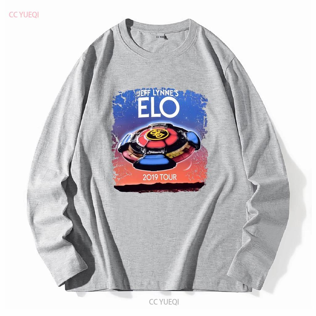 2019 Jeff Lynne S ELO Electric Light Orchestra Tour T Shirt Large Long or Short Sleeves Vintage Washed Fashion
