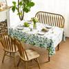 Rectangular Horaldaily Spring Summer Tablecloth Eucalyptus Floral Table Cover for Party Picnic Dinner Decor