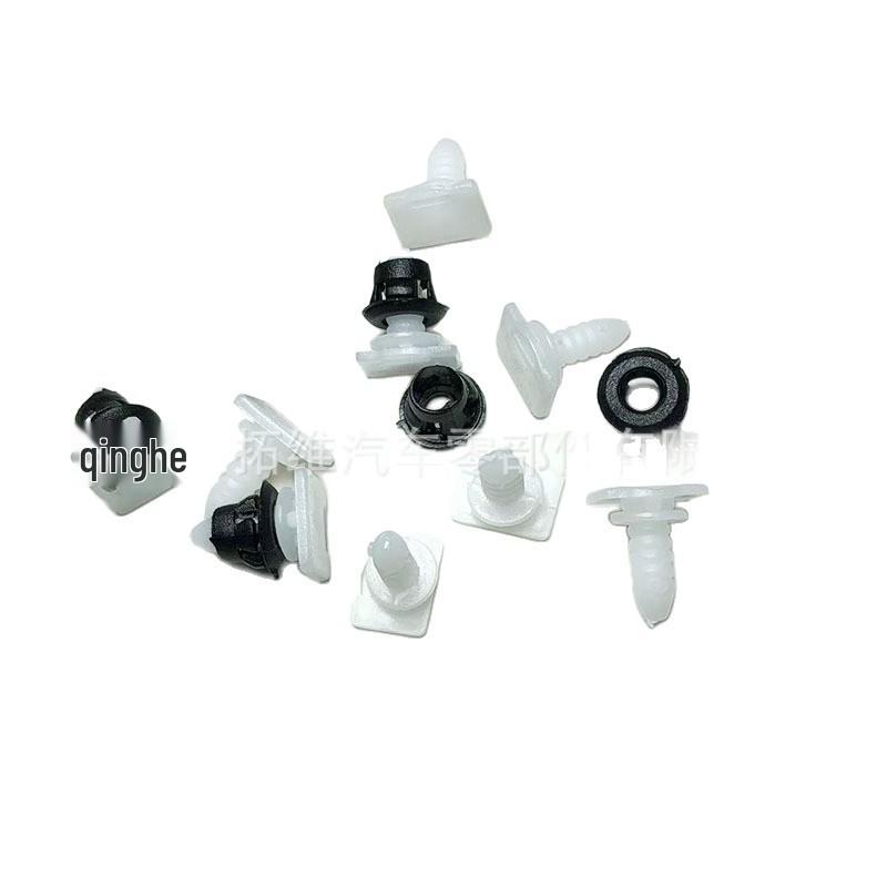 Decorative Clip & Grommet Car Door Panel Protector for VW Golf Clear Plastic