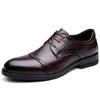 Men'S Shoes Brock Shoes Leather Shoes Dress Casual Shoes Spring Low-Top Cowhide Surface Workplace Gentleman Single Shoes