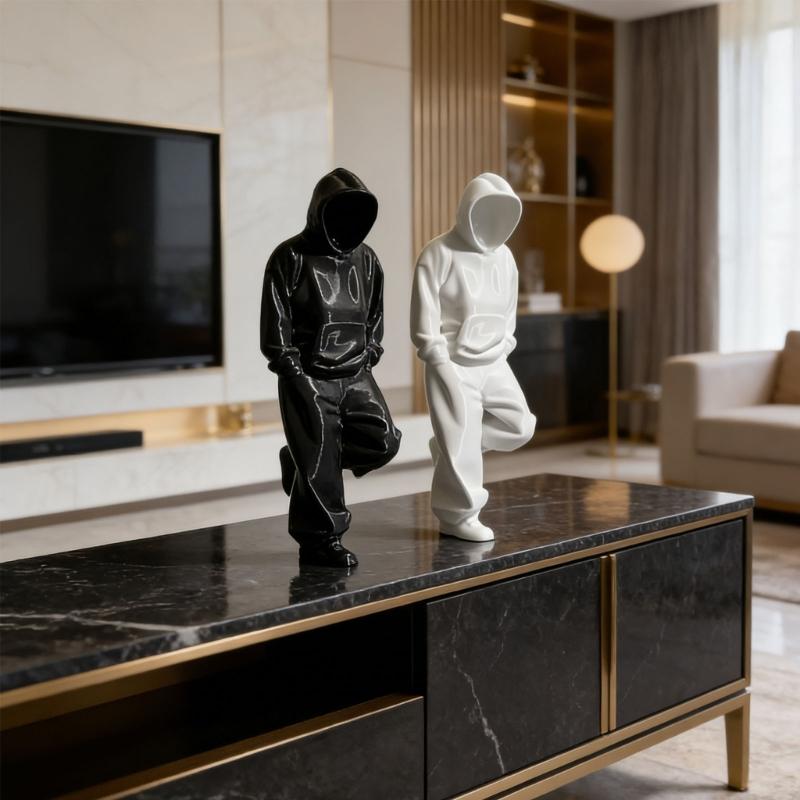 Denker Statuen Skulpturen Bücherregal Dekorationen Plastik Denker Statue Ornament, Einweihungsgeschenk Dekorationsartikel Geschenk