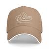 The Wilson Family Reunion Classic Baseball Cap Black with White Trim Custom Personalized Design for Adults and Fans