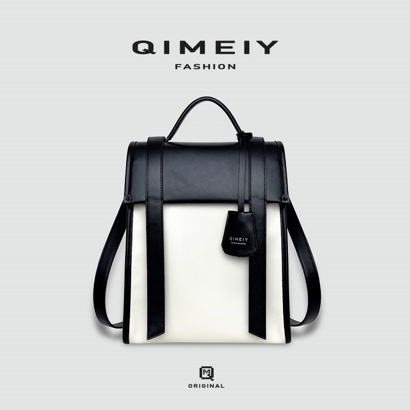 

Qimei Special-Interest Design Middle-Ancient Women s Work Clothing Backpack White (large)