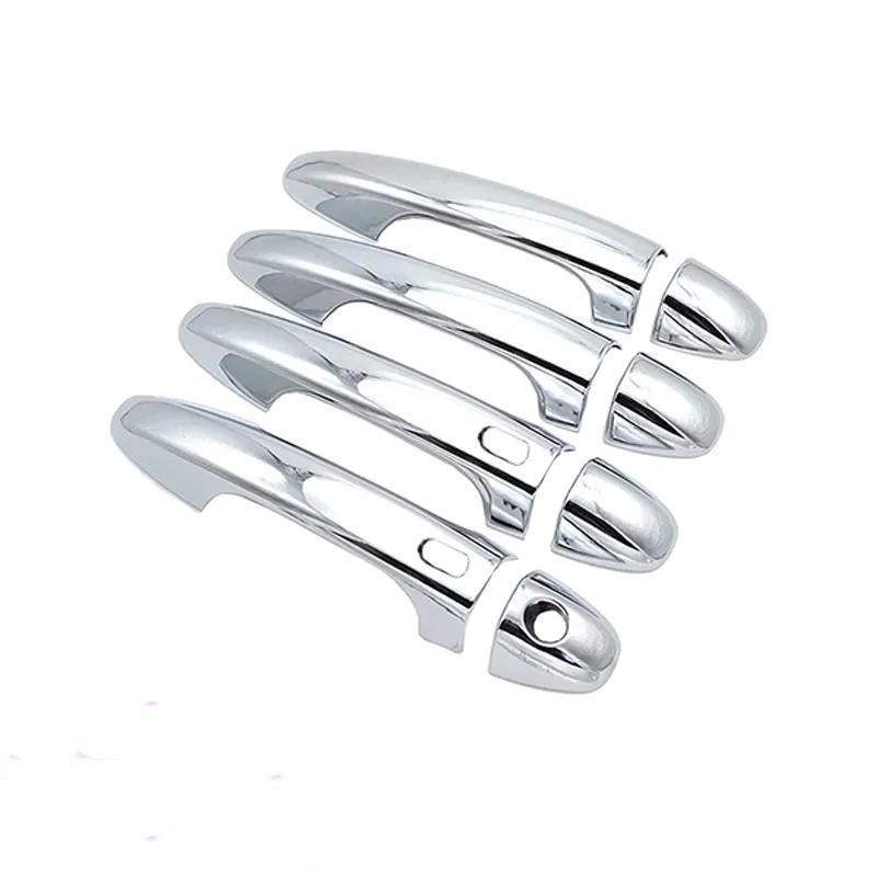 Car Decoration Door Handle Cover For Toyota Yaris Vios XP150 Facelift - Cars Accessories Chrome Silver Exterior Styling