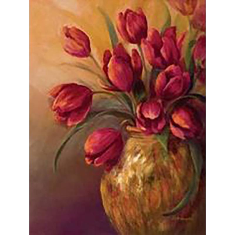 5D DIY Diamond Painting Flowers Rose Cross Stitch Kit Full Round Drill Embroidery Mosaic Wall Art Rhinestones Home Decor Gift