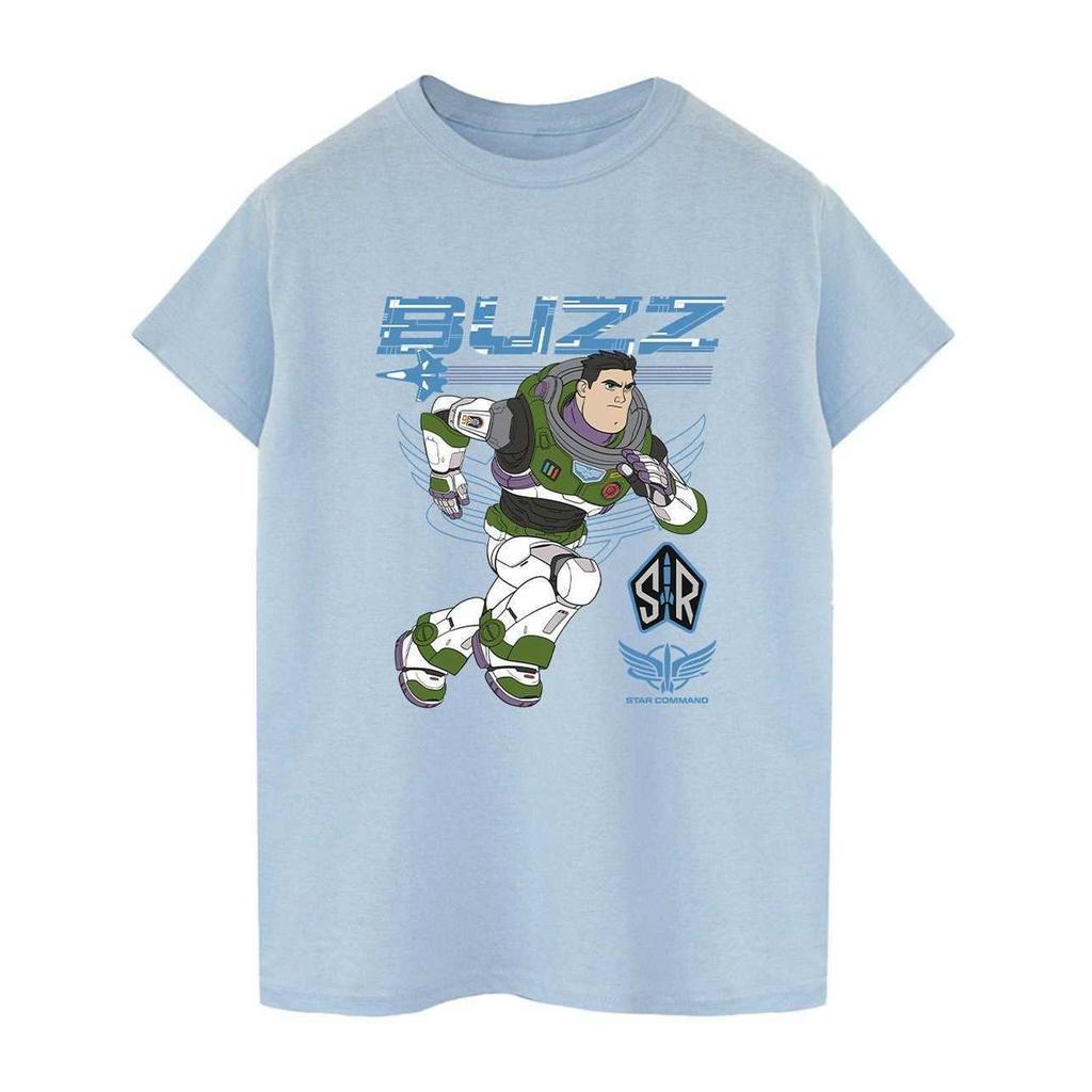 Disney Mens Lightyear Buzz Run To Action T-Shirt