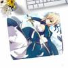 Tappetino Mouse Gioco Fate Stay Night Saber Bordo Piccolo Lock Mouse Pad Per Giocatori Tappetino Scrivania Computer Rettangolare Gomma Antiscivolo