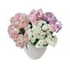 Green Leaves Artificial Jasmine Flower Silk Petals Faux Flower Simulation Flower  Desktop Ornaemnt