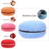 Charming 15 Inch Macaronshaped Cushion With Plush Cover And Supportive Pp Cotton Filling
