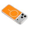 For iPhone 17 Pro Max Magnetic Case Electroplated Camera Frame TPU Acrylic Anti-drop Phone Back Cover Compatible with MagSafe