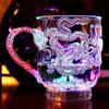 LED blesk Kouzelná změna barvy Dragon Cup Vodou aktivované rozsvícení Pivo Víno Whisky Bar Hrnek Cestovní dárek