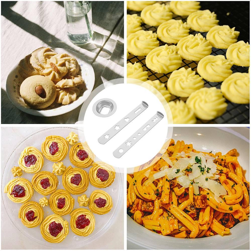 3Pcs Connection Ring Meat Grinder Accessories Stainless Steel Pastry Attachment  Biscuit Mold