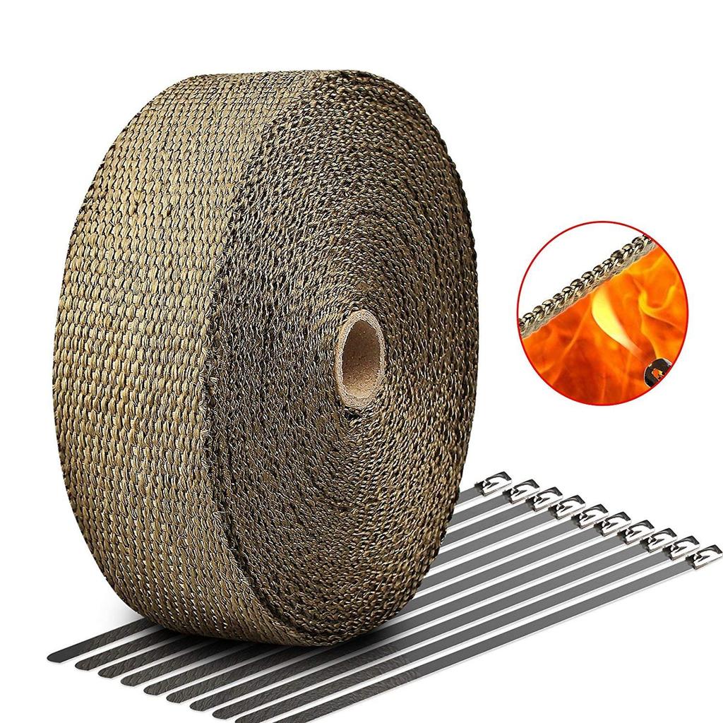 SMARCY Heat Resistant Cloth Auto Motorcycle Thermo Vantage Heat Resistant 1600 Degree Fiber Basalt