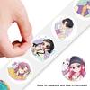 500Pcs/Roll Popular Anime  K-Pop Stickers Tiger Theme Diy Waterproof Decals For Scrapbook Phone Luggage Skateboard Laptop Decor