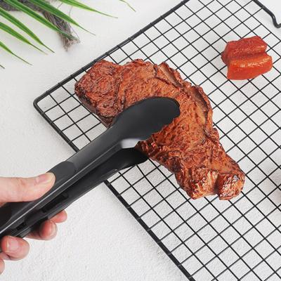 Edelstahl Lebensmittel Zange Küche Utensilien Buffets Kochen Clips BBQ Hitze-Beständig Salat Brot Servieren Zange