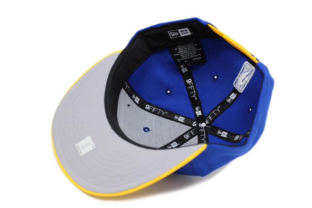 New Era 9FIFTY GOLDEN STATE WARRIORS Cap In Blue/Yellow