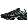 Air Max Plus Cómodas Moda Transpirables Soporte Casual Zapatillas para Correr Unisex Zapatilla Negra Verde DM0032-043