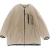 Pocket Zipper Casual Drop Shoulder Long Sleeve Round Neck Fleece Jacket Men Jackets Camel 7018M