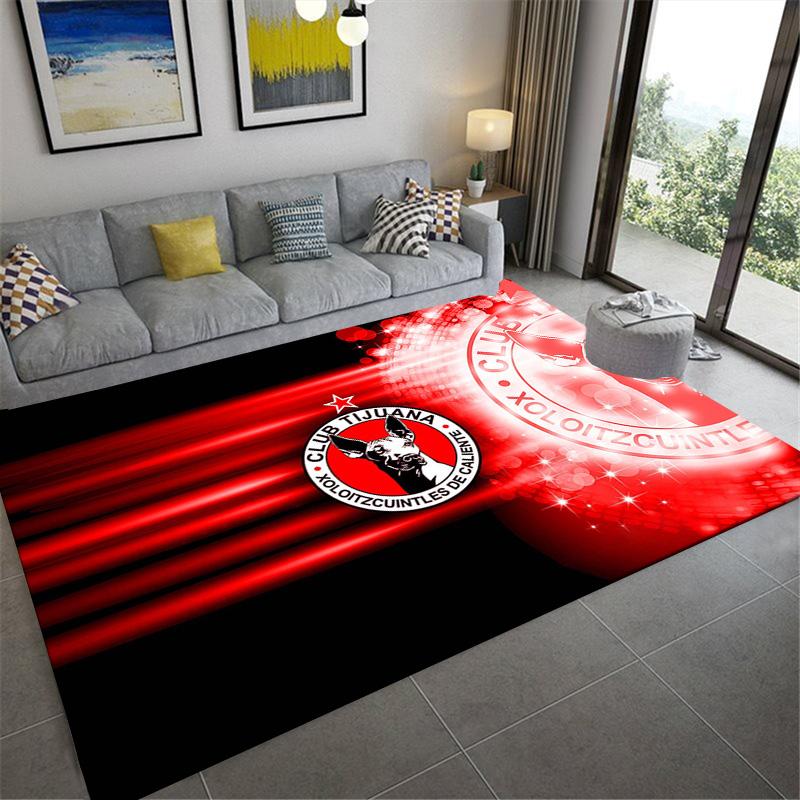 Club Tijuana Logo Carpet Rug for Living Room Bedroom Home Sofa Decoration,Kids play Non-slip Floor Mat