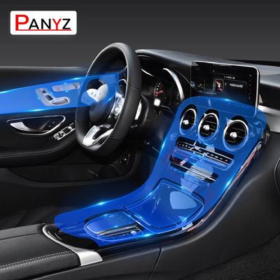 For Mercedes Benz GLC W253 260 300 - Car Interior Center Console Transparent TPU Protective Film Anti-scratc Accessories