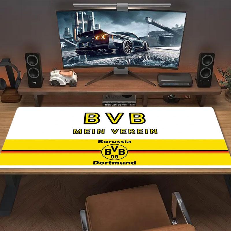 Bvb Home Ground Large Size Mouse Pad Large Gaming Table Cushion Nonslip Laptop Tablet Big Mousepad Xxl Mat Mini Pc Playmat With Lock Edge