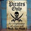 Metal Wall Art Decor 20x30cm Vintage Tin Sign Home Bar Man Cave Gift