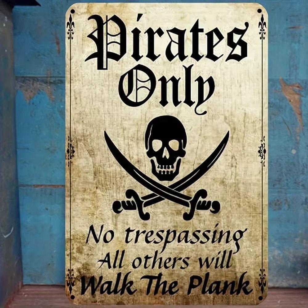 Metal Wall Art Decor 20x30cm Vintage Tin Sign Home Bar Man Cave Gift