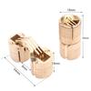 Brass Concealed Hinges 180 Degree Opening Roller Rail For Jewelry Box Cabinet Door Furniture Hardware Accessories