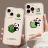 Panda Mobile Phone Case Is Suitable for Apple 11 Small Fresh Iphone11promax Summer Watermelon 11 Cute Fruit 11