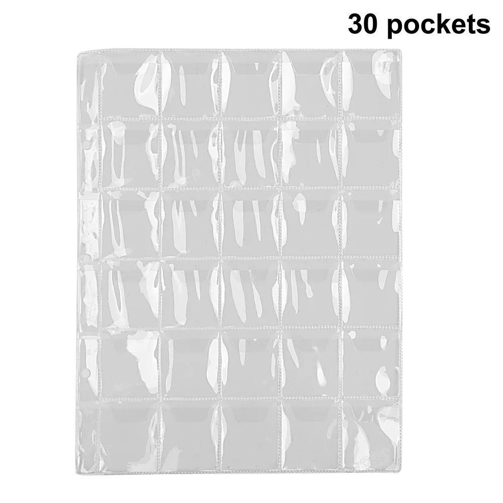 20/30/42 Pockets Coins Collection Album Collection Money Album Case Classic Coin Holder Sheet Mini Penny Coin Storage Albums